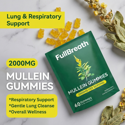 Mullein Gummies: Detox Your Lungs