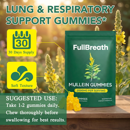 Mullein Gummies: Detox Your Lungs